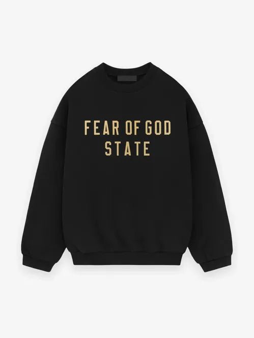 Essentials Fleece Crewneck Shirt - Gold UK Store